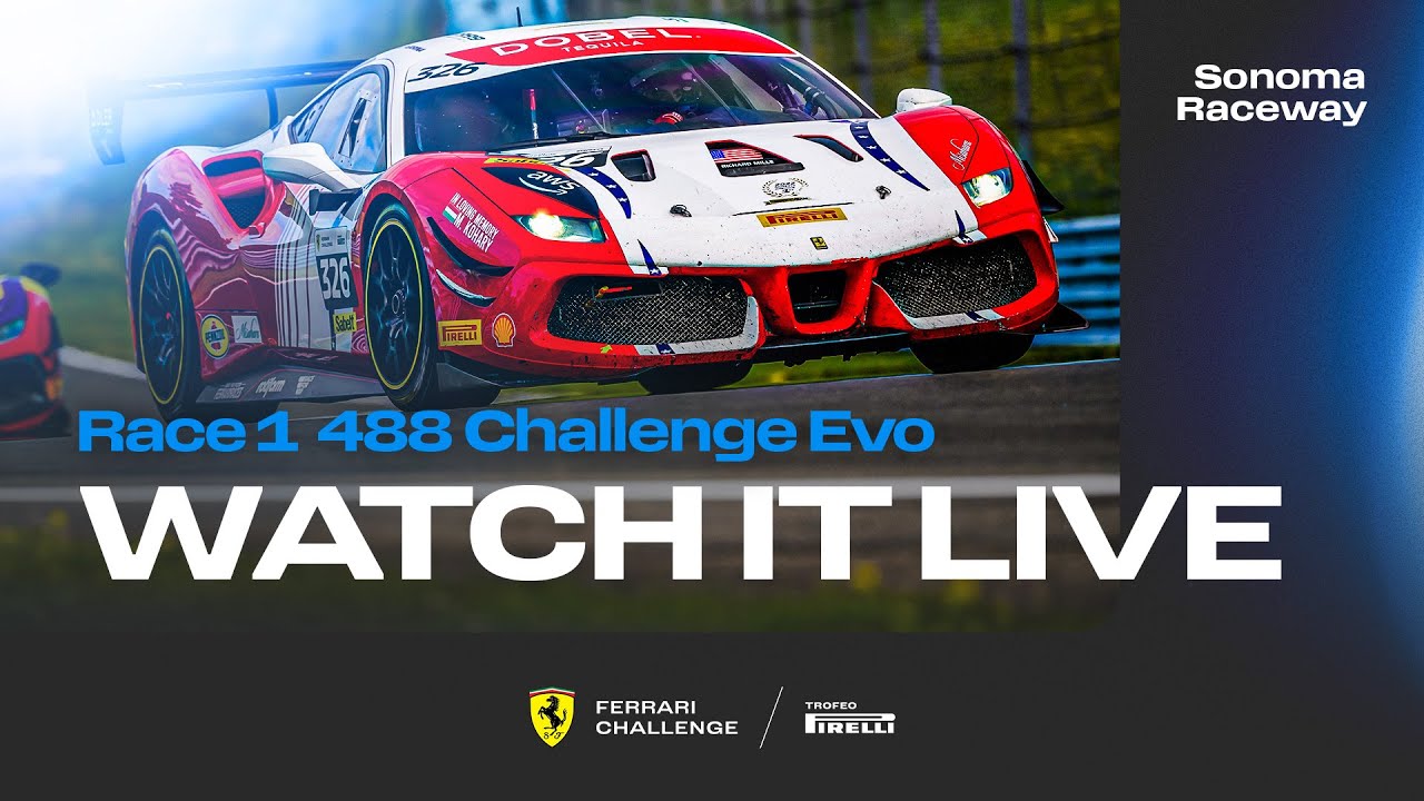 Ferrari Challenge North America - Sonoma, Race 1 - 488 Challenge