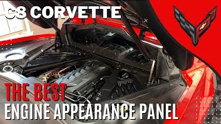 C8 CORVETTE: The BEST Engine Appearance Panel  INSTALL!