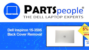 Dell Inspiron 15-3595 (P75F012) Back Cover How-To Video Tutorial