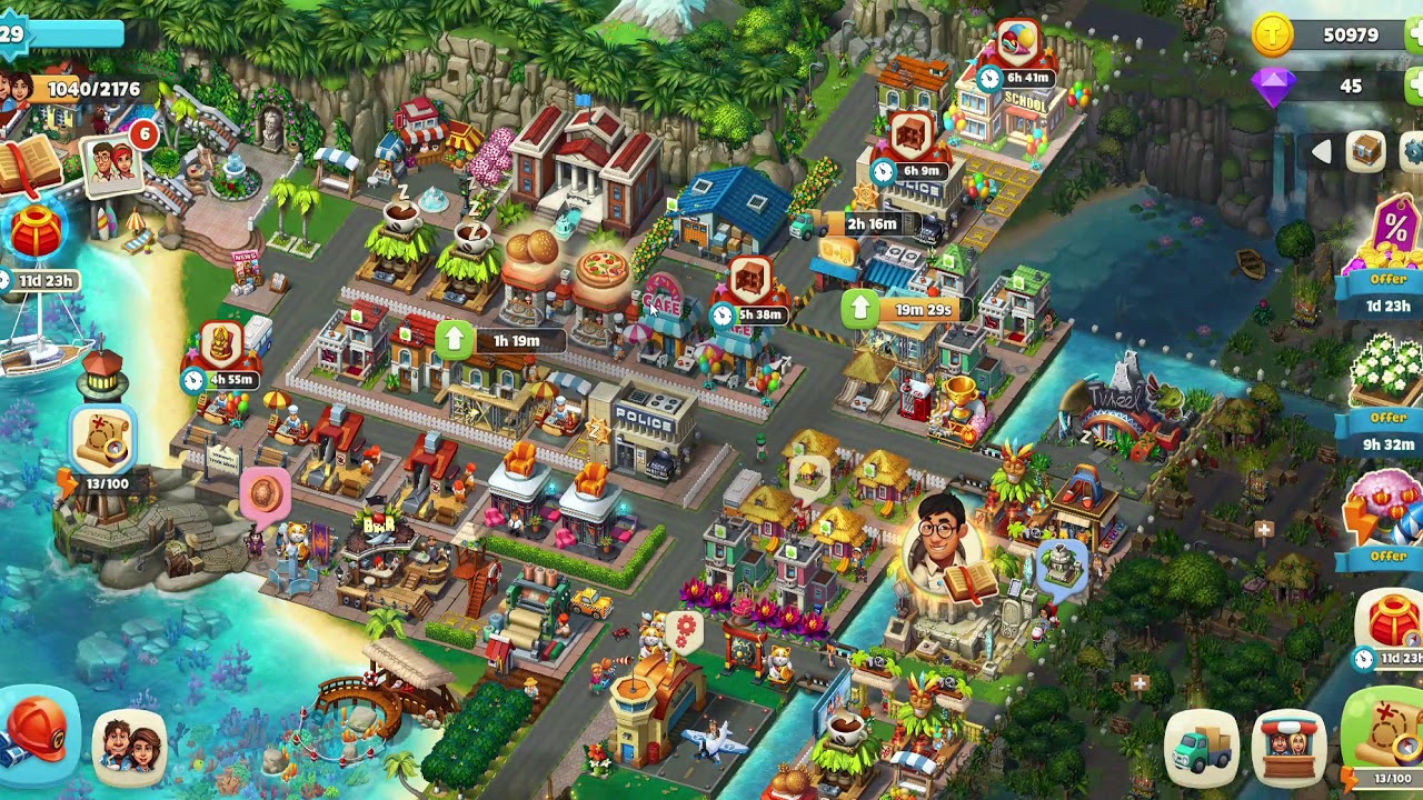 Trade Island edisi Lotus Island (Game Inside) YouTube