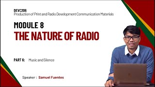 Famous MODULE 8: THE NATURE OF RADIO | Music and Silence Profile