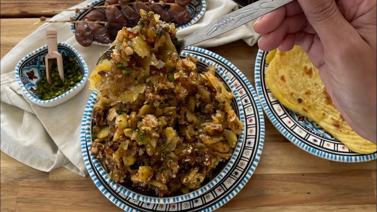 رفيسة تونسية بالملاوي و مشخشخة بتمر والفاكهة بنة عالمية rfissa tunisienne aux dattes et fruits secs