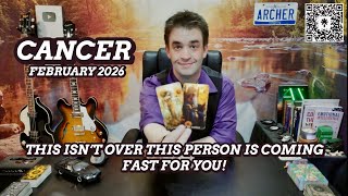 CANCER - THIS ISN’T OVER THIS PERSON IS COMING FAST FOR YOU!