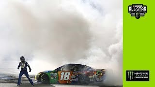 Kyle Busch burns it down after first win at Charlotte
