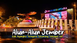 NEW LOOK❗ THE NIGHTTIME VIBE AT JEMBER TOWN SQUARE || TURNS OUT IT'S THIS LIVELY, LOTS OF TASTY FOOD
