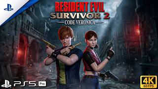 Resident Evil Survivor 2 – Code: Veronica - PS5™ Gameplay [4K 60FPS] screenshot 5