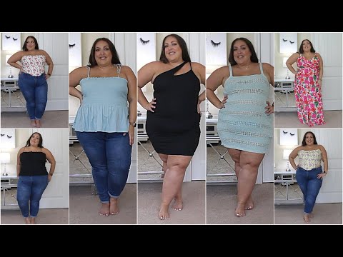 HUGE SUMMER BOOHOO TRY-ON HAUL | PLUS SIZE FASHION TRY-ON HAUL | MISSGREENEYES TRY-ON