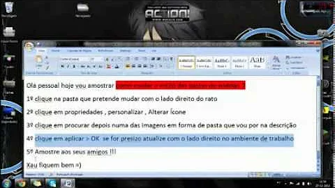 Como mudar a imagem de uma pasta no Windows 7?