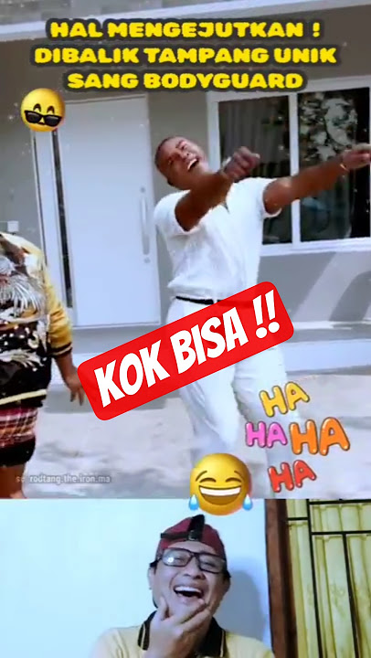 Dibalik tampang sangar sang bodyguard, lucu bikin ngakak 🤣#rodtang #dance #mma #muaythai #dj #viral