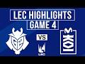 G2 vs MKOI Highlights Game 4 | LEC Spring Playoffs 2026 | G2 Esports vs Movistar KOI