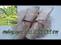 How to make paper with BANANA tree || making paper with BANANA fiber