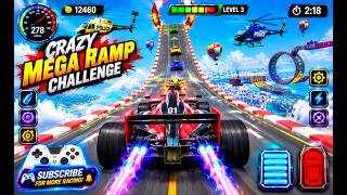 Crazy Mega Ramp Race 3D Challenge - Formula Car Stunts - Android Gameplay # 1 screenshot 5