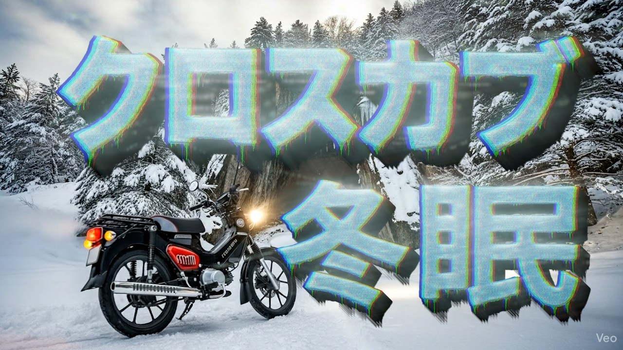 【CrossCub】くまモンクロスカブの冬眠