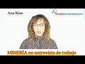 Qué es la MINERÍA en una entrevista de trabajo