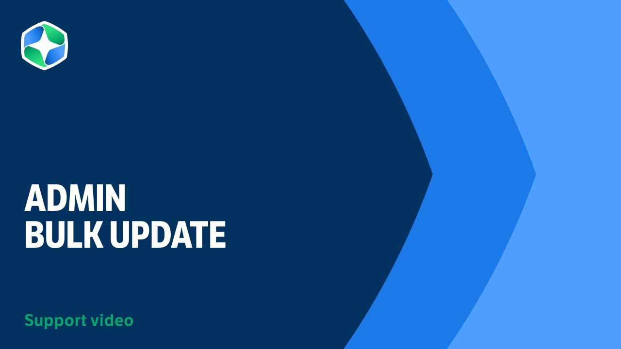 GoBright Support Video - Admin - Bulk update - YouTube