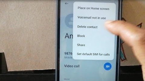 poco m6 5g mobile me contact number block kaise kare