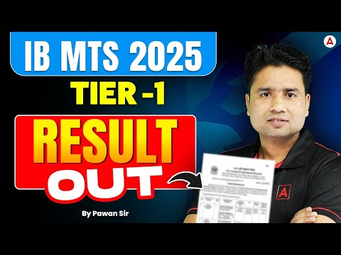 IB MTS Result 2026 Out | IB MTS Tier 1 Result 2026 | IB MTS Cut Off 2026 | By Pawan Moral Sir