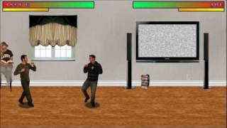 Mortal Kombat Style Fighting Game with Java