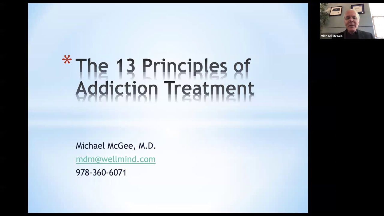 Современные принципы лечения зависимостей