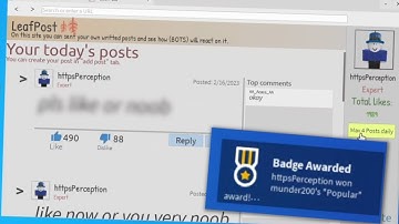 How to EASILY get the "Popular" Badge in ROBLOX Windows 10 OS!