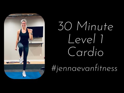 (4) 30 Minute Level 1 Cardio Workout - YouTube
