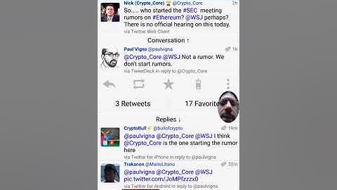 SEC CFTC May 7 Ethereum as a Security meeting informal no announcement FUD