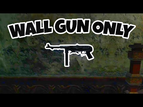 WALL GUN ONLY CHALLENGE On Kino Der Toten Black Ops 1 (INSANELY DIFFICULT)
