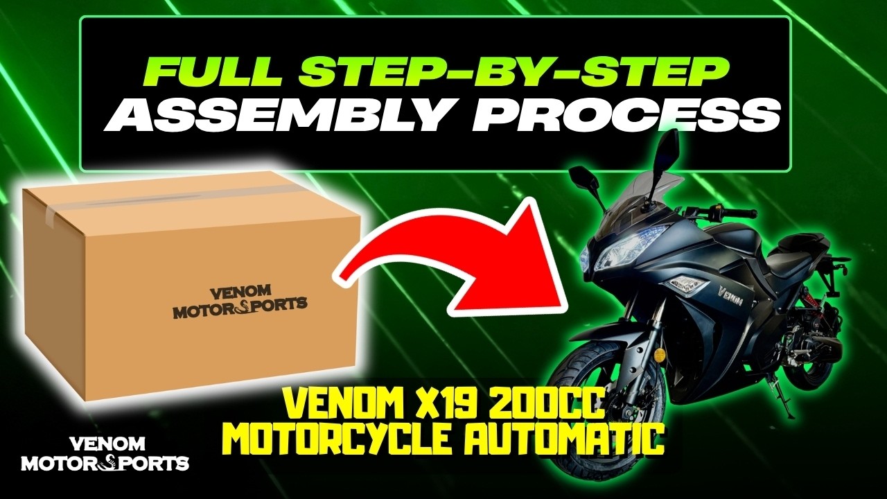 Venom X19 200cc Assembly + Unboxing – From Crate to Street Ready