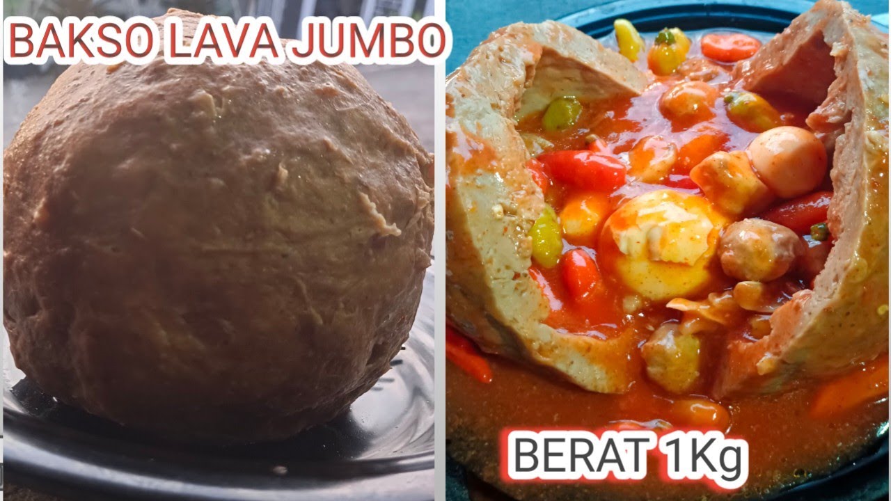BAKSO LAVA JUMBO || BERAT 1KG - YouTube