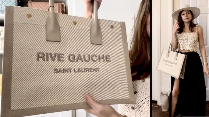 Saint Laurent Rive Gauche Tote Review · Glambytes