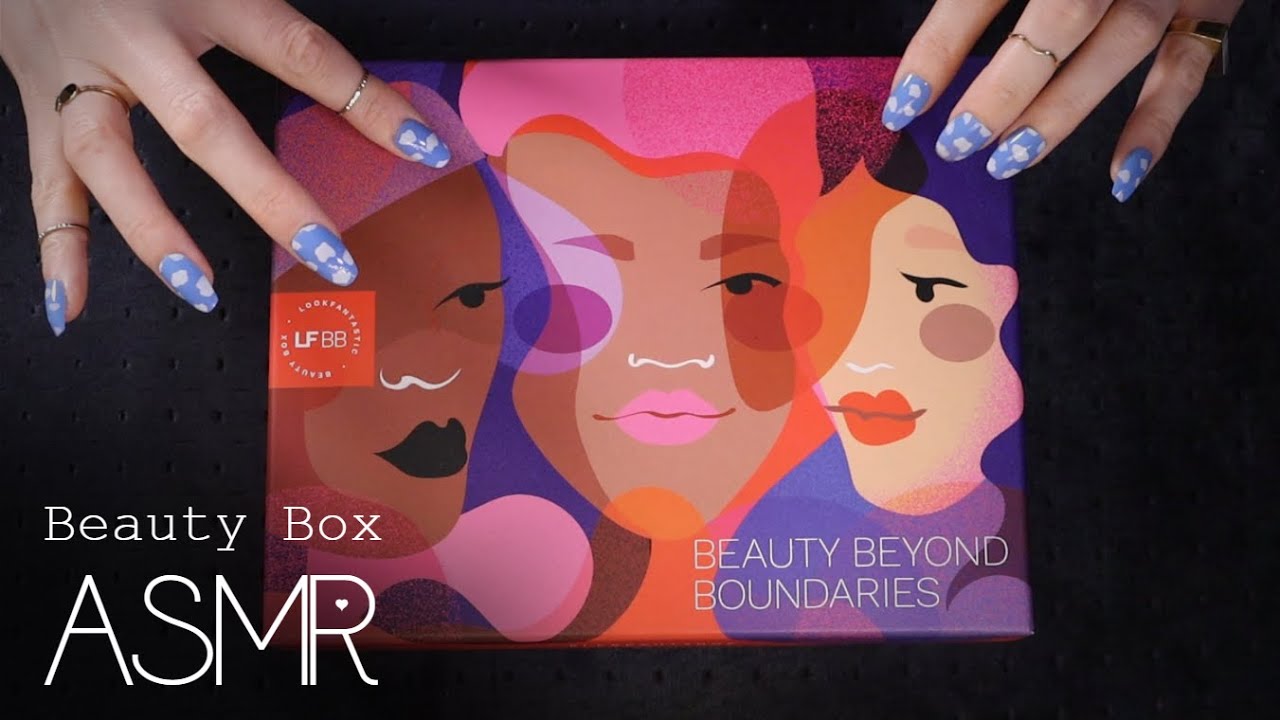 ASMR Look Fantastic Mystery Beauty Box Unboxing (🎧 soft spoken, tapping)