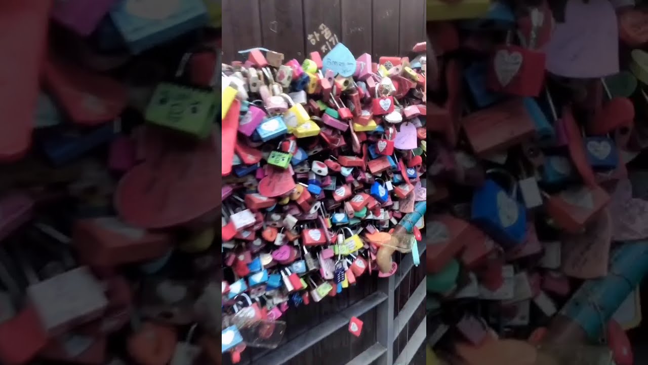 Korea Love Padlocks at Seoul Tower YouTube