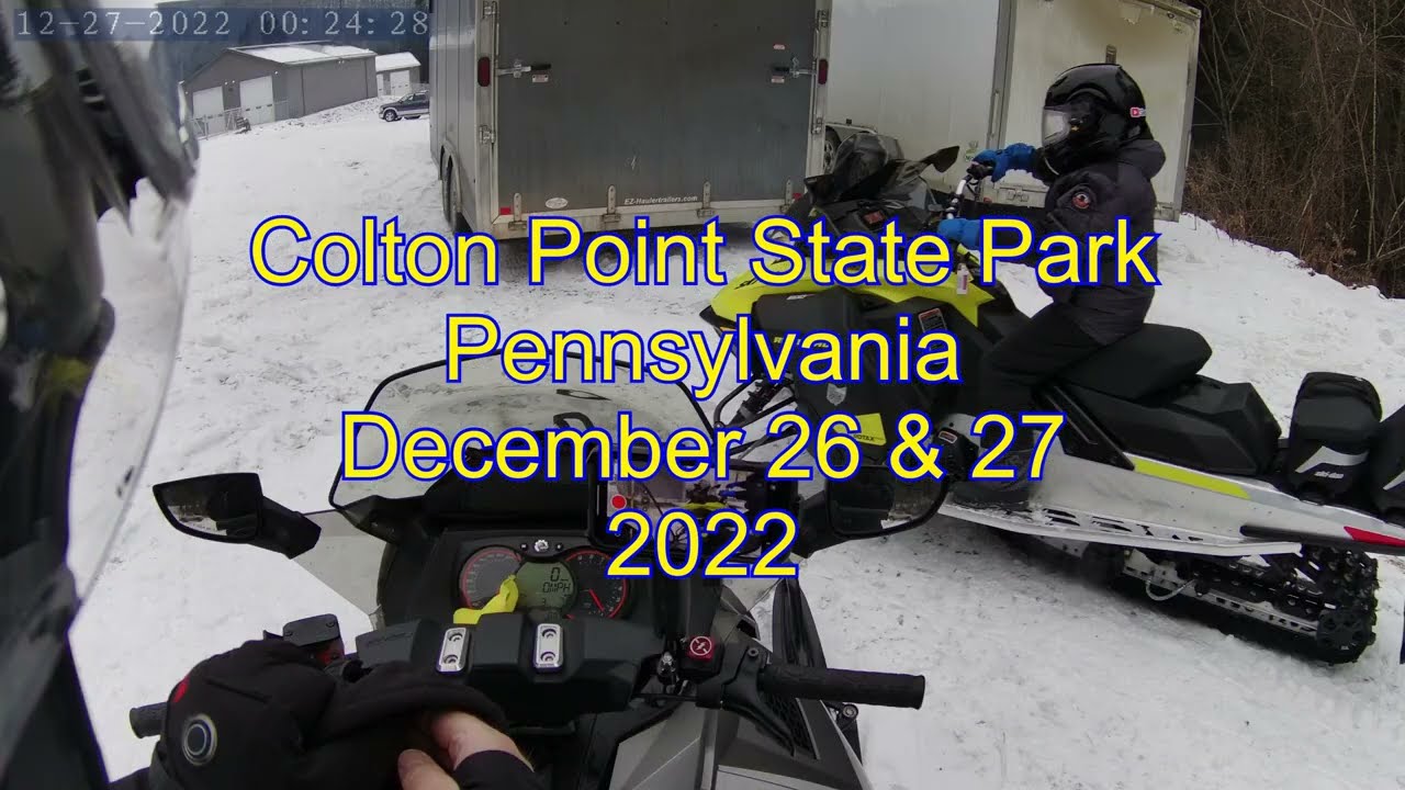 Colton Point State Park Snowmobile Trails
