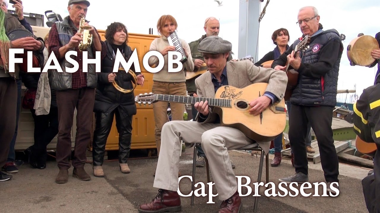 Escale à Sète 2016 : Flash Mob musicale de Georges Brassens  8' 35