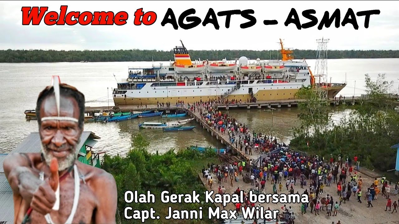 OLAH GERAK KAPAL SANDAR DI PELABUHAN AGATS - TIMIKA || CAPT. JANNI MAX WILAR