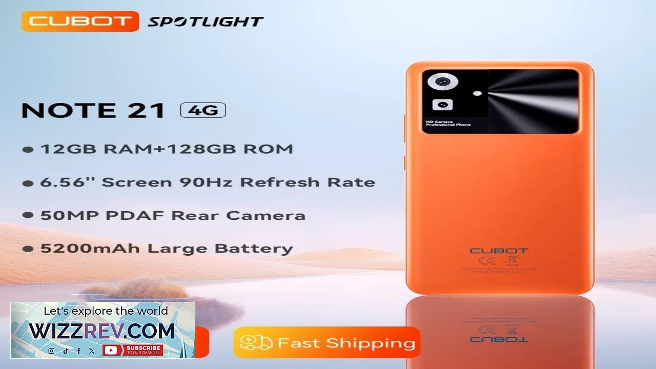 Cubot Note 21 Android Smartphone 12GB RAM(6GB+6GB Extended) 128GB ROM 6.56 Inch Review