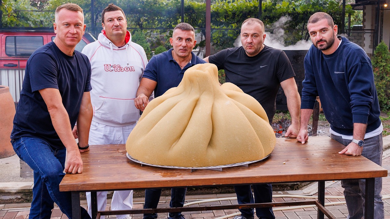 Хинкали весом 120 кг. МЫ ПРИГОТОВИЛИ САМЫЕ БОЛЬШИЕ Хинкали В МИРЕ.