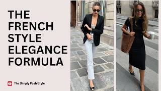 The French Elegance Formula That Makes Any Woman Look Expensive | Elegant and Classy Style!