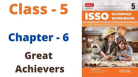 ISSO- Social Studies Olympiad Class - 5 | C - 6 | Great Achievers | By - Sudhir Sir