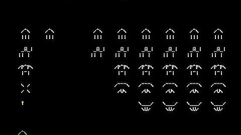 Ascii Invaders (Corey Mercer) (2002)
