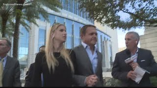 Former top executives leave court after JEA pleading not guilty following indictments