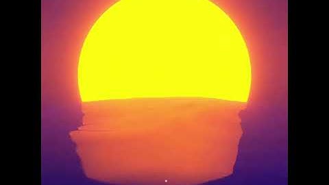Low fi Sunset 3D Animation