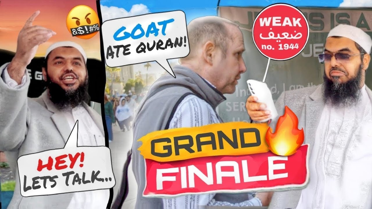 GRAND FINALE 🐐Goat ate QURAN 🤬 ANGRY Intruder interrupts Debate YouTube