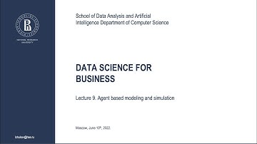 Lecture 9. Agent based modeling.