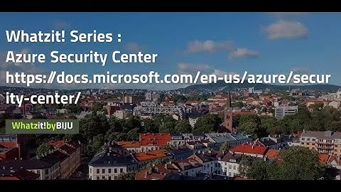 Whatzit!-Azure Security Center