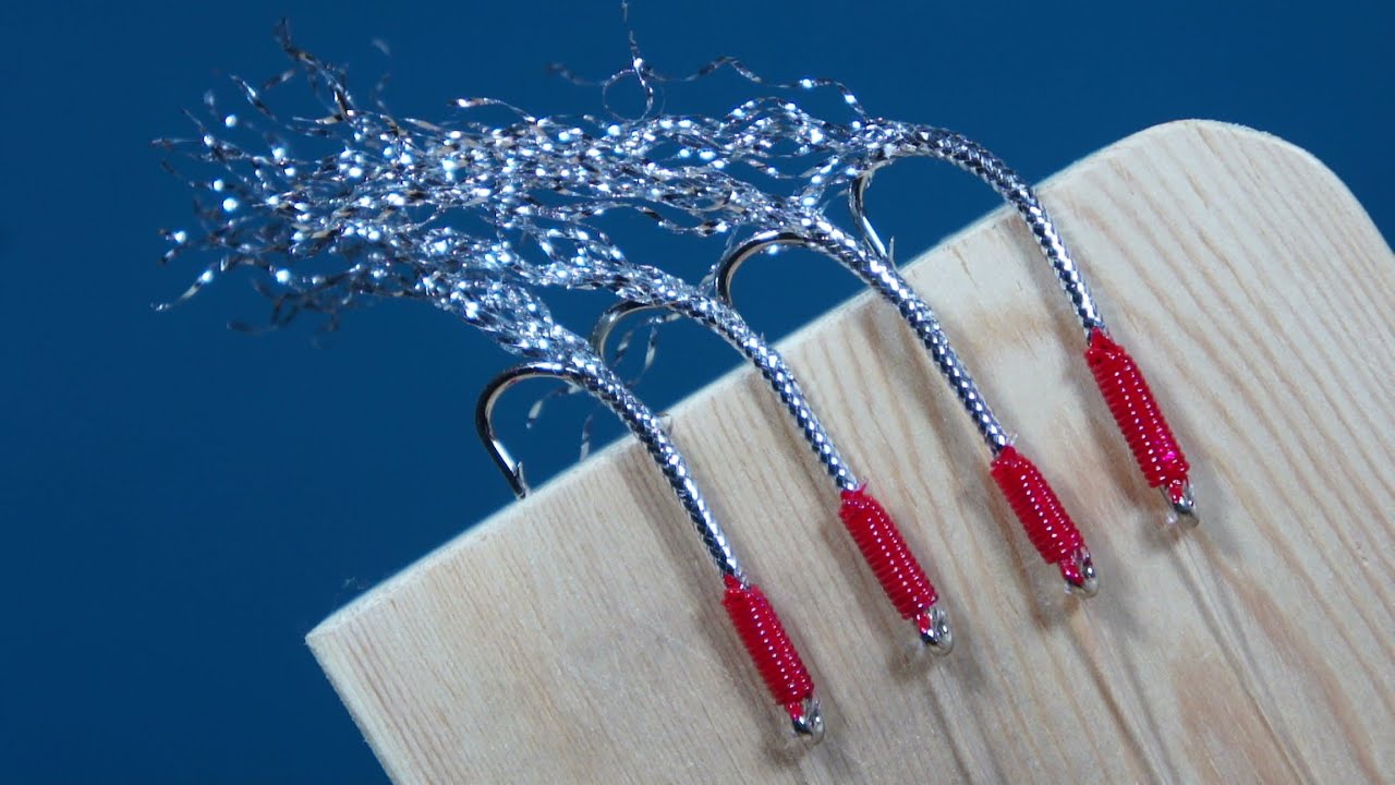 How To Tie Mackerel Feather Rigs ,Tinsel Sea Fishing Lures 