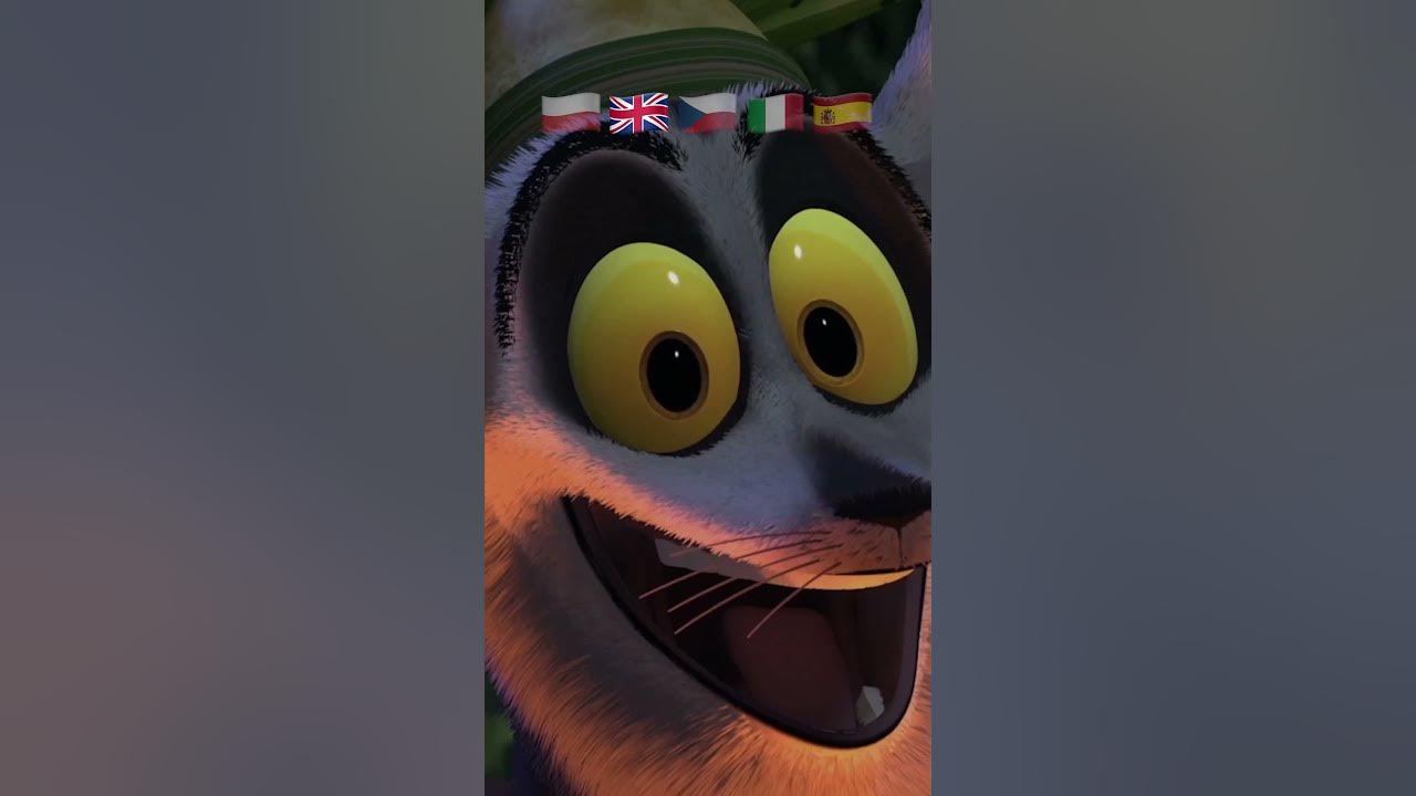 W jakim języku Król Julian wygina najlepiej? 🌴 #PrimeVideoPL #Madagaskar