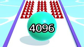 Ball Run 2048 - All Levels Gameplay Android, iOS ( Levels 870 )