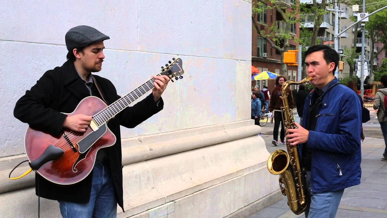 PJ Rasmussen In the Park with Sax