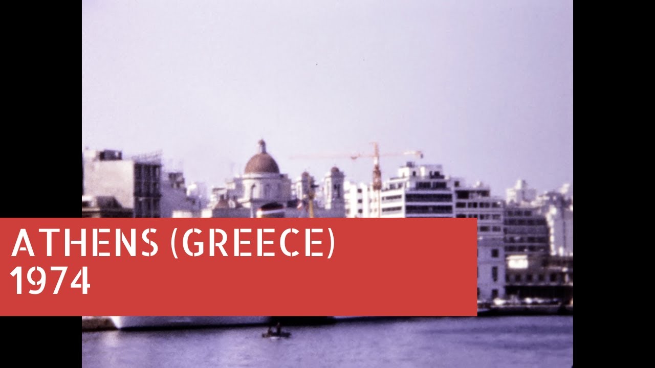 Athens Greece 1974 Archival Footage